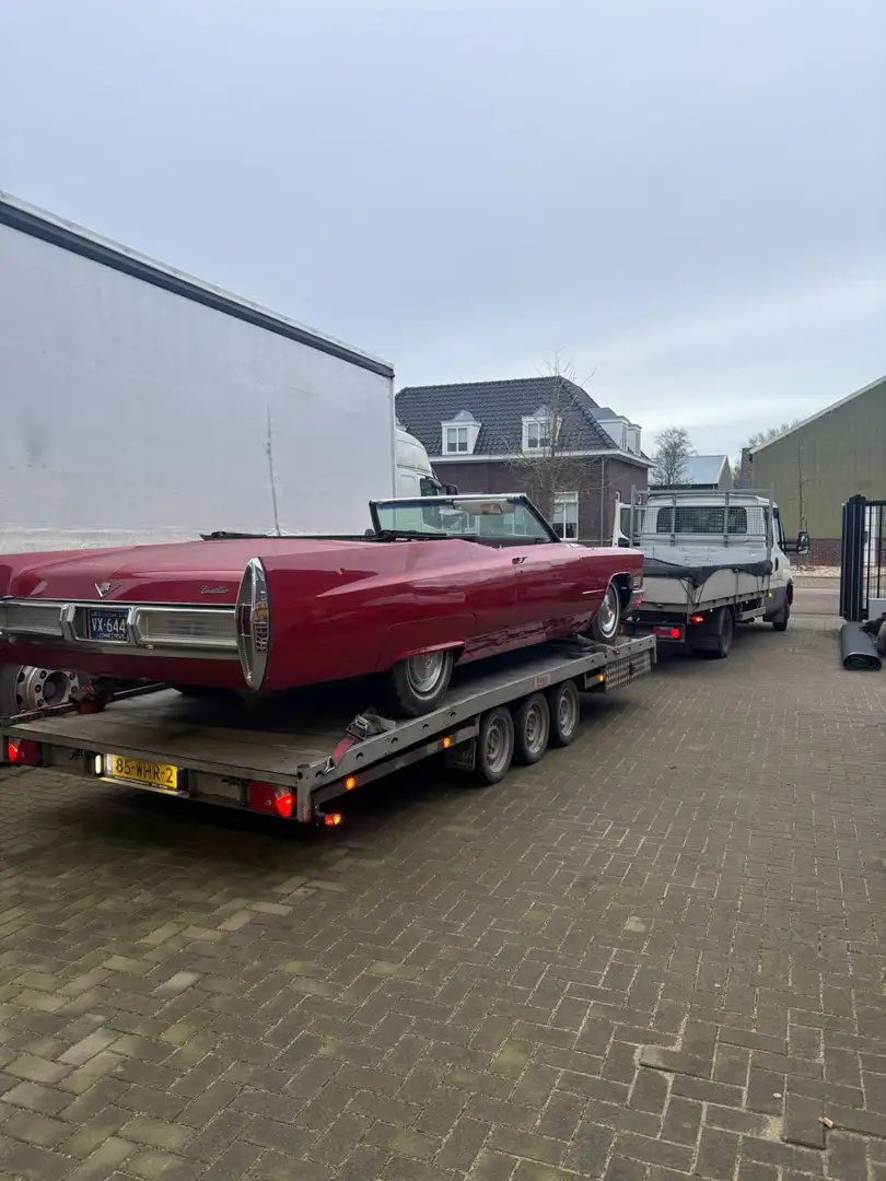 Cadillac Deville Convertible Rouge - 2