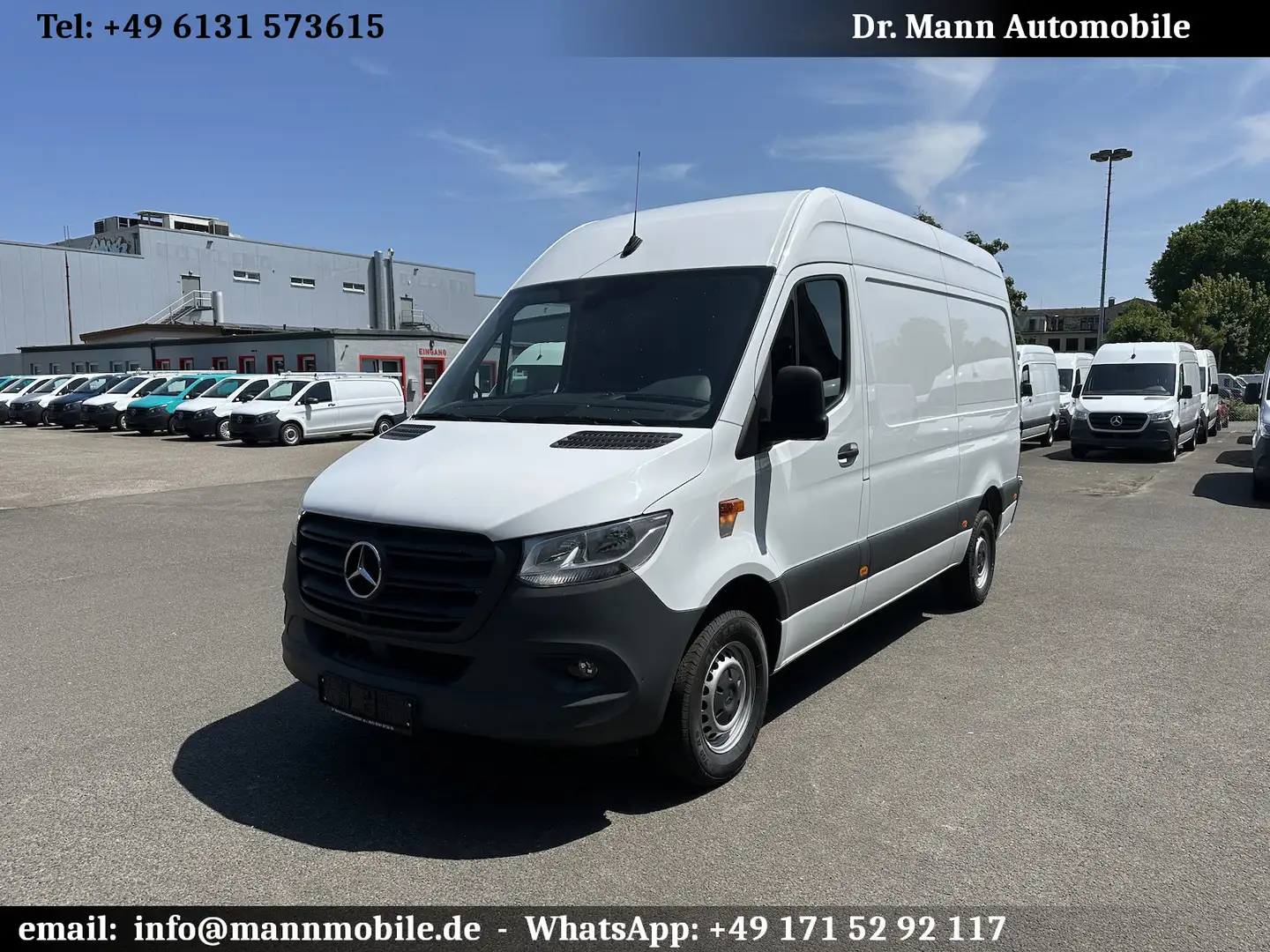 Mercedes-Benz Sprinter 317 CDI RWD L2 Top Austattung Schwingsitz Weiß - 1