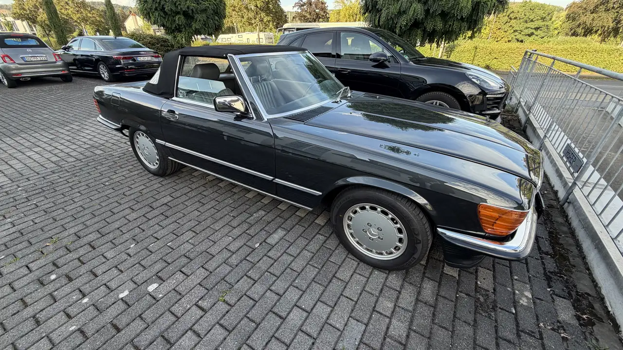 Mercedes-Benz SL 300 300 SL Blau-Scharz Metallic Leder Grau Traum Zusta, foto 1