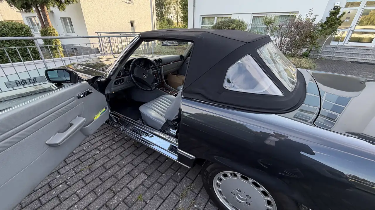 Mercedes-Benz SL 300 300 SL Blau-Scharz Metallic Leder Grau Traum Zusta, foto 3