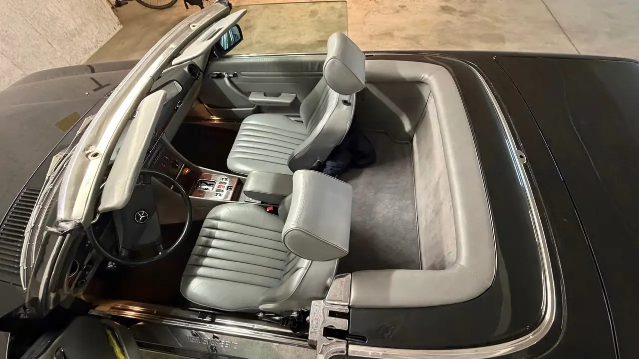 Mercedes-Benz SL 300 300 SL Blau-Scharz Metallic Leder Grau Traum Zusta, foto 10