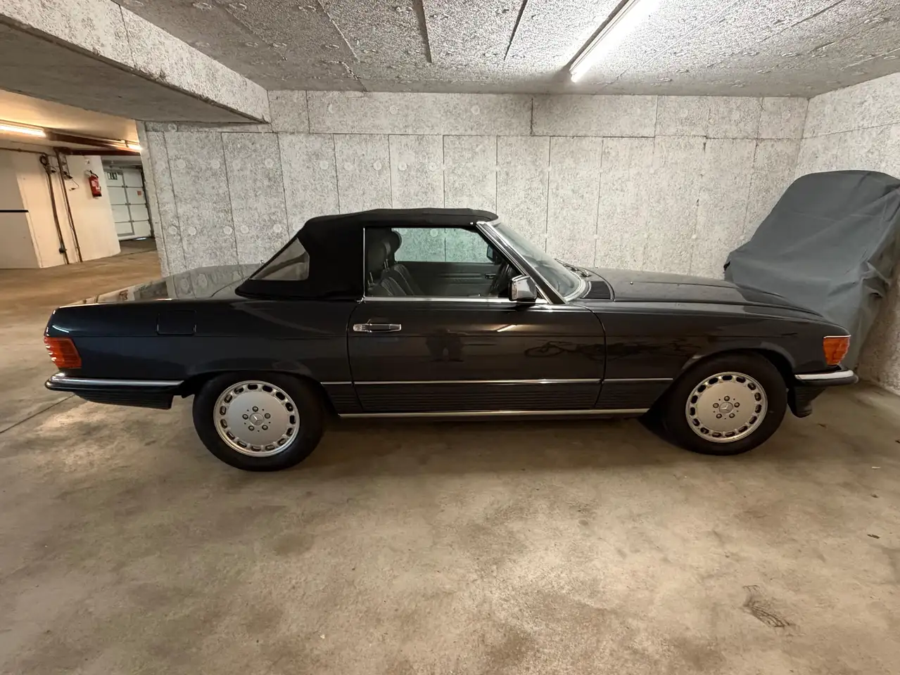 Mercedes-Benz SL 300 300 SL Blau-Scharz Metallic Leder Grau Traum Zusta, foto 8