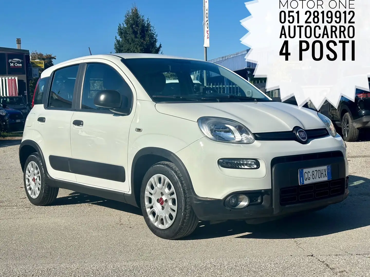 Fiat Panda AUTOCARRO N1 4 POSTI Panda 1.0 hybrid Blanc - 1