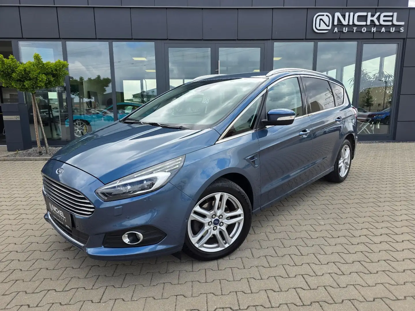 Ford S-Max S-MAX Titanium*7-Sitze*Kamera*Ahk*Led*Voll* Blau - 1