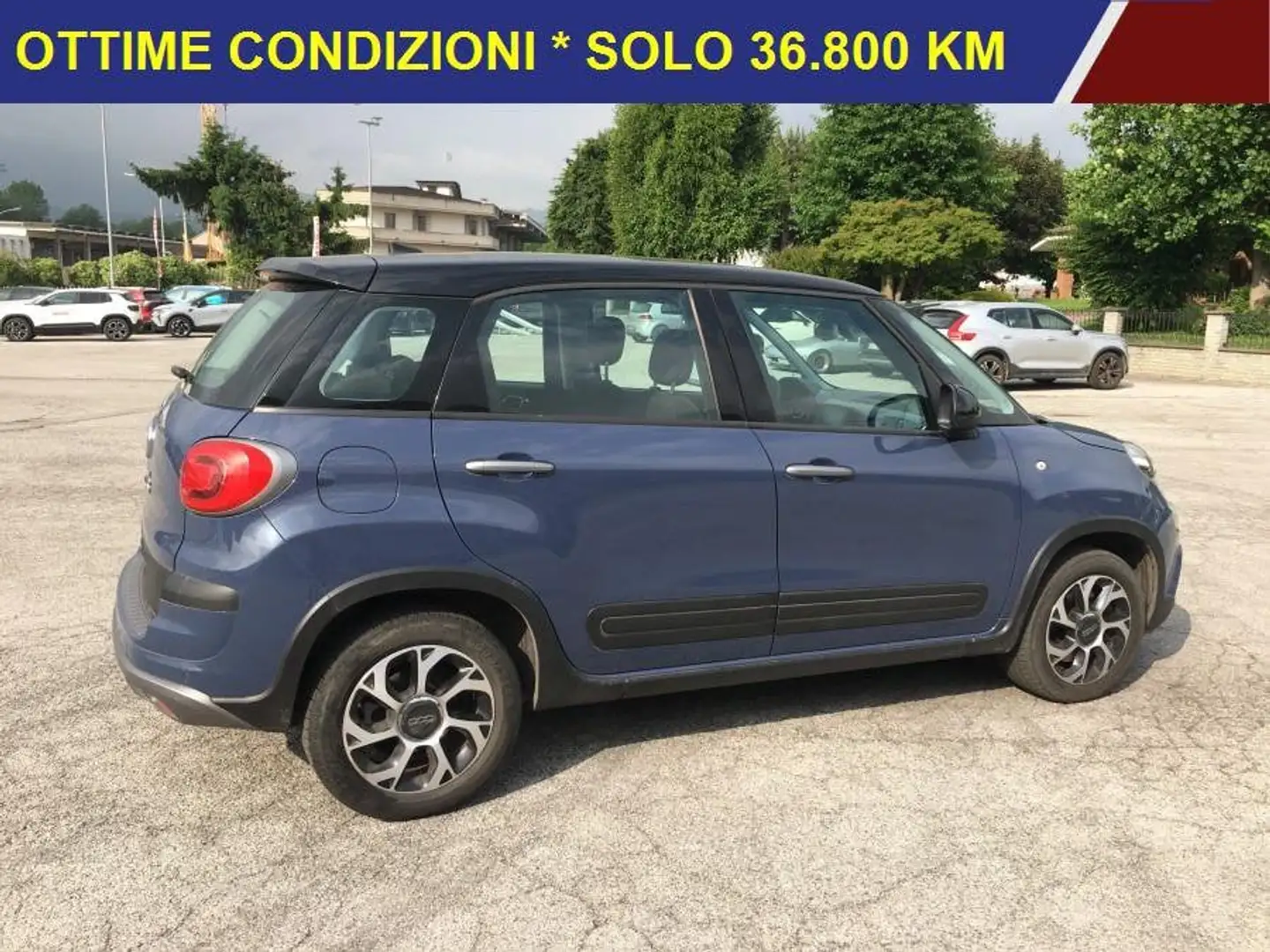 Fiat 500L 1.6 Mjt 120cv Cross TETTO VETRO+NAVI+CAMERA Bleu - 2