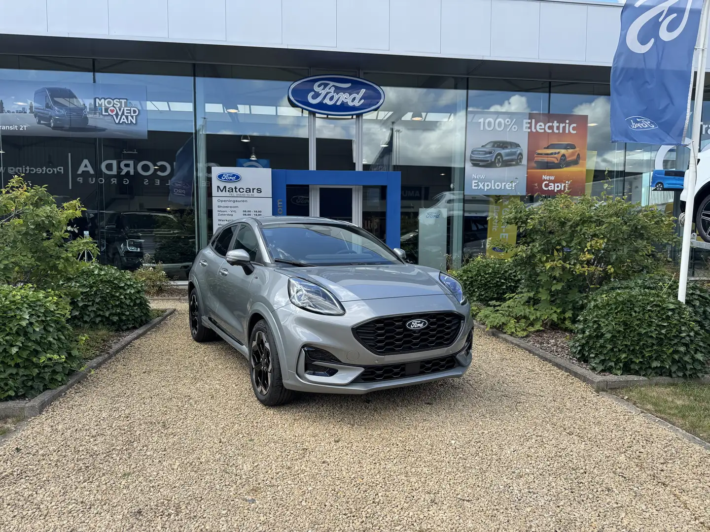 Ford Puma Puma 1.0 EcoBoost Hybrid Aut. ST-LINE X Grijs - 1