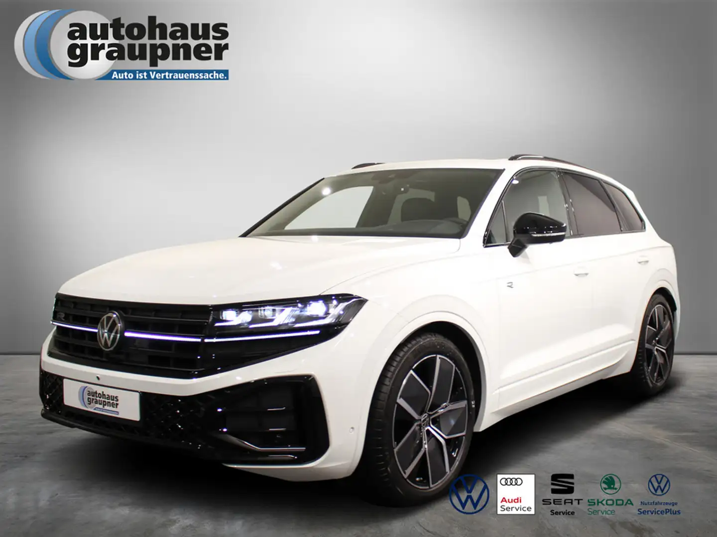 Volkswagen Touareg 3.0 TDI 4MOTION Tiptronic R-Line PANO Blanc - 1