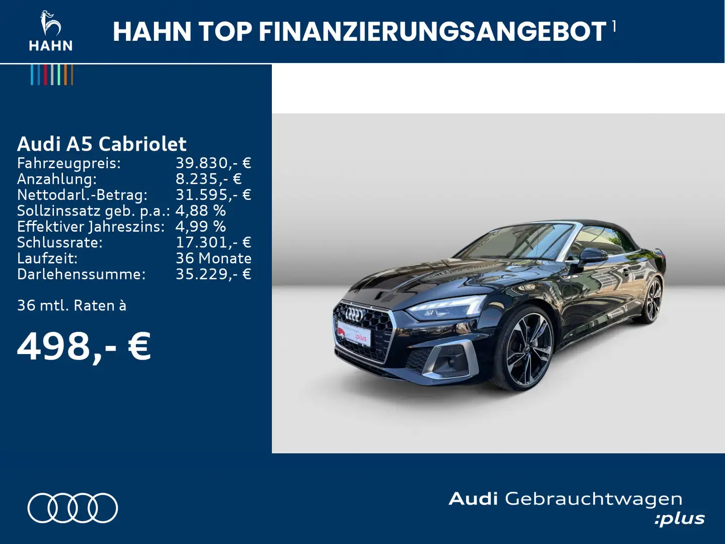 Audi A5 40TDI quatt S-trc S-line Matrix B&O Schwarz - 2