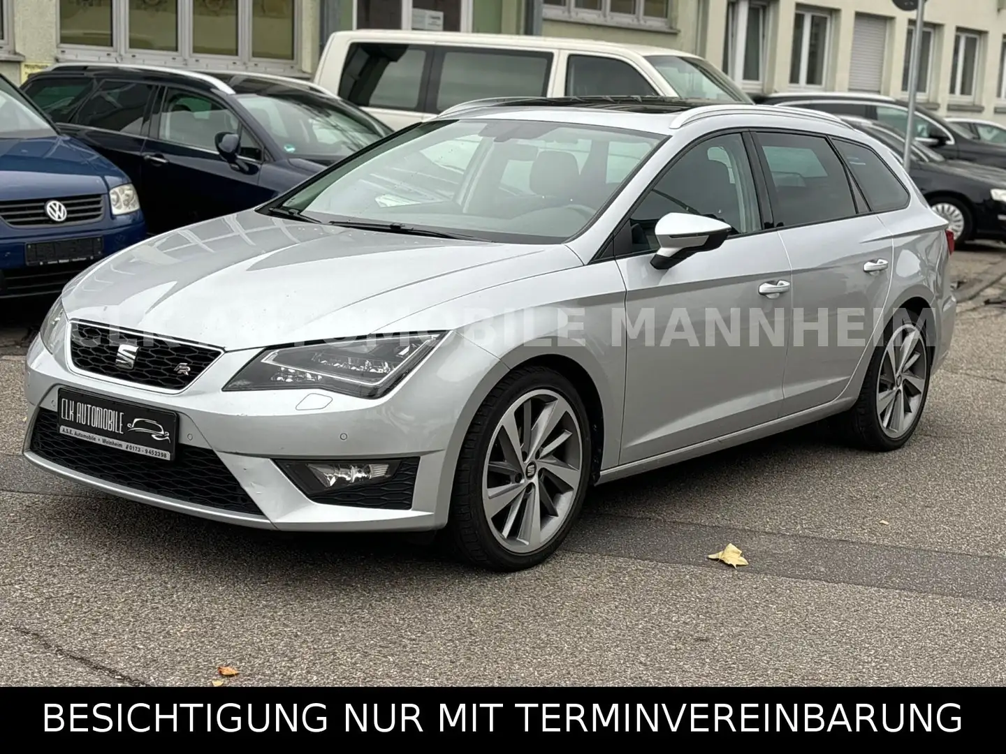 SEAT Leon 2.OTDI FR LEDER/LED/NAVI/PANORAMA/18ZOLL Silber - 1