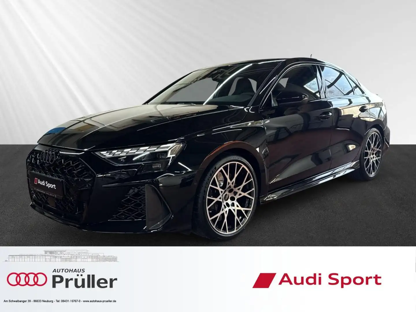 Audi RS3 Limousine qu S tro Carbon+Matrix+RS-Schalens Schwarz - 1