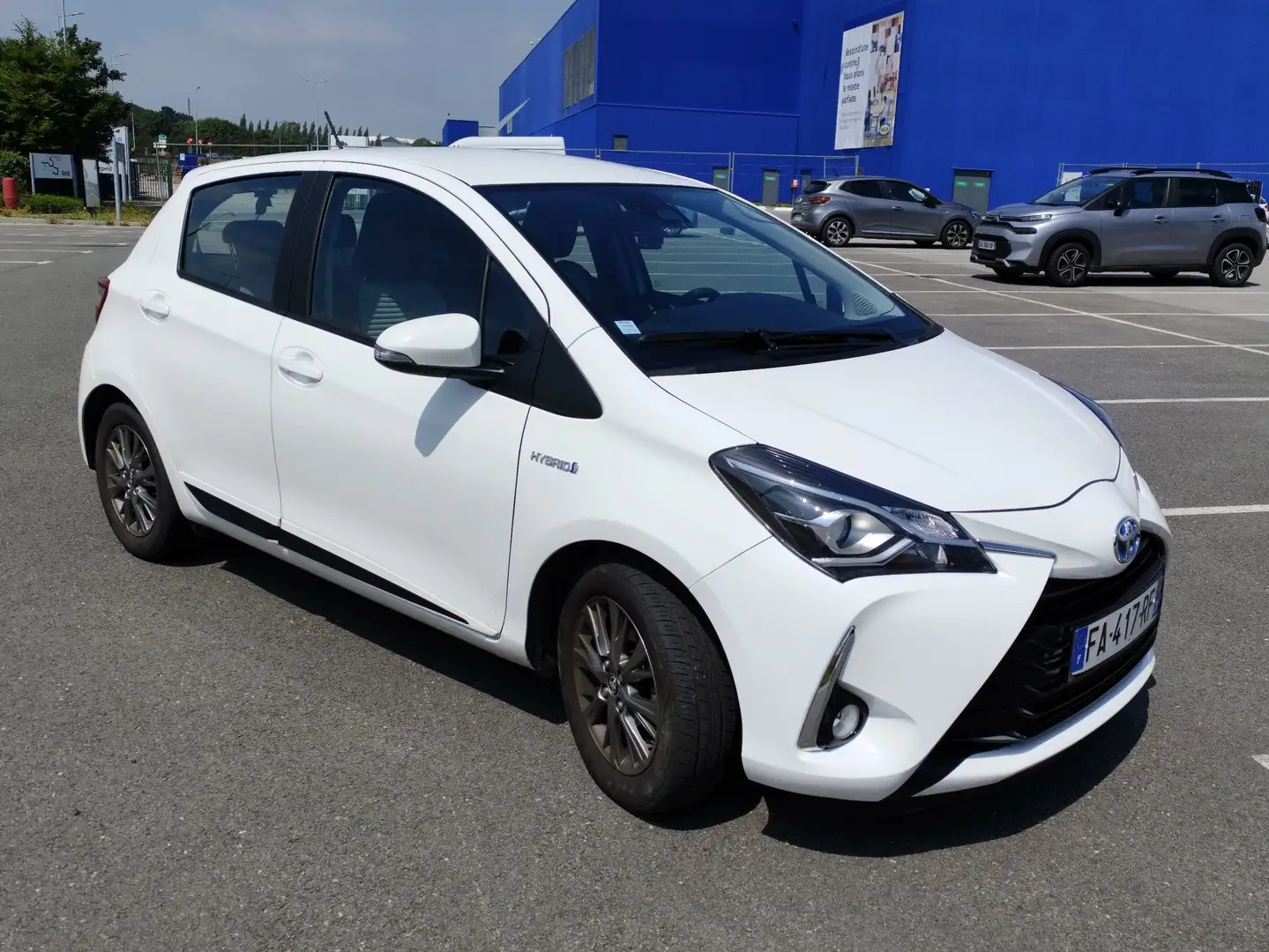 Toyota Yaris Yaris Hybride 100h Dynamic Blanc - 1