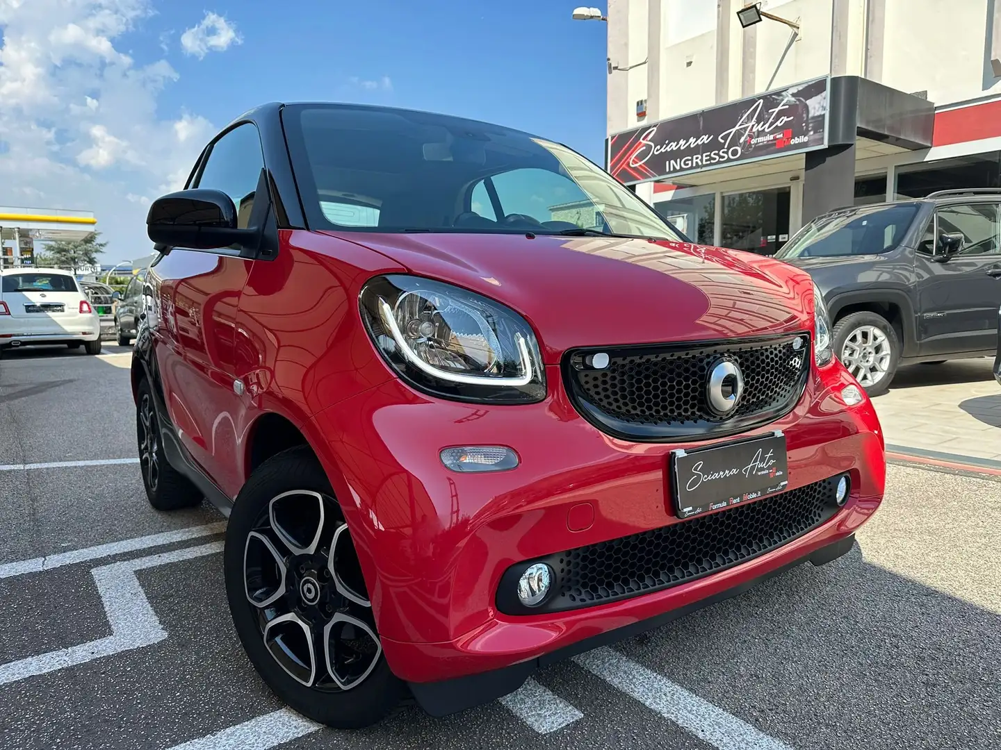 smart forTwo 1.0 PRIME 71cv twinamic PELLE TOTALE Rosso - 1