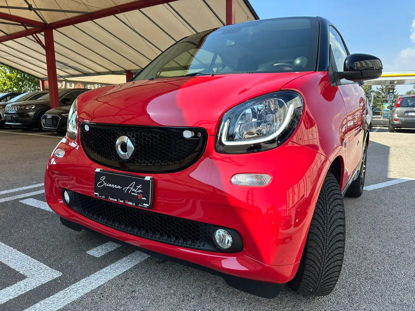 smart forTwo 1.0 PRIME 71cv twinamic PELLE TOTALE Rosso - 2