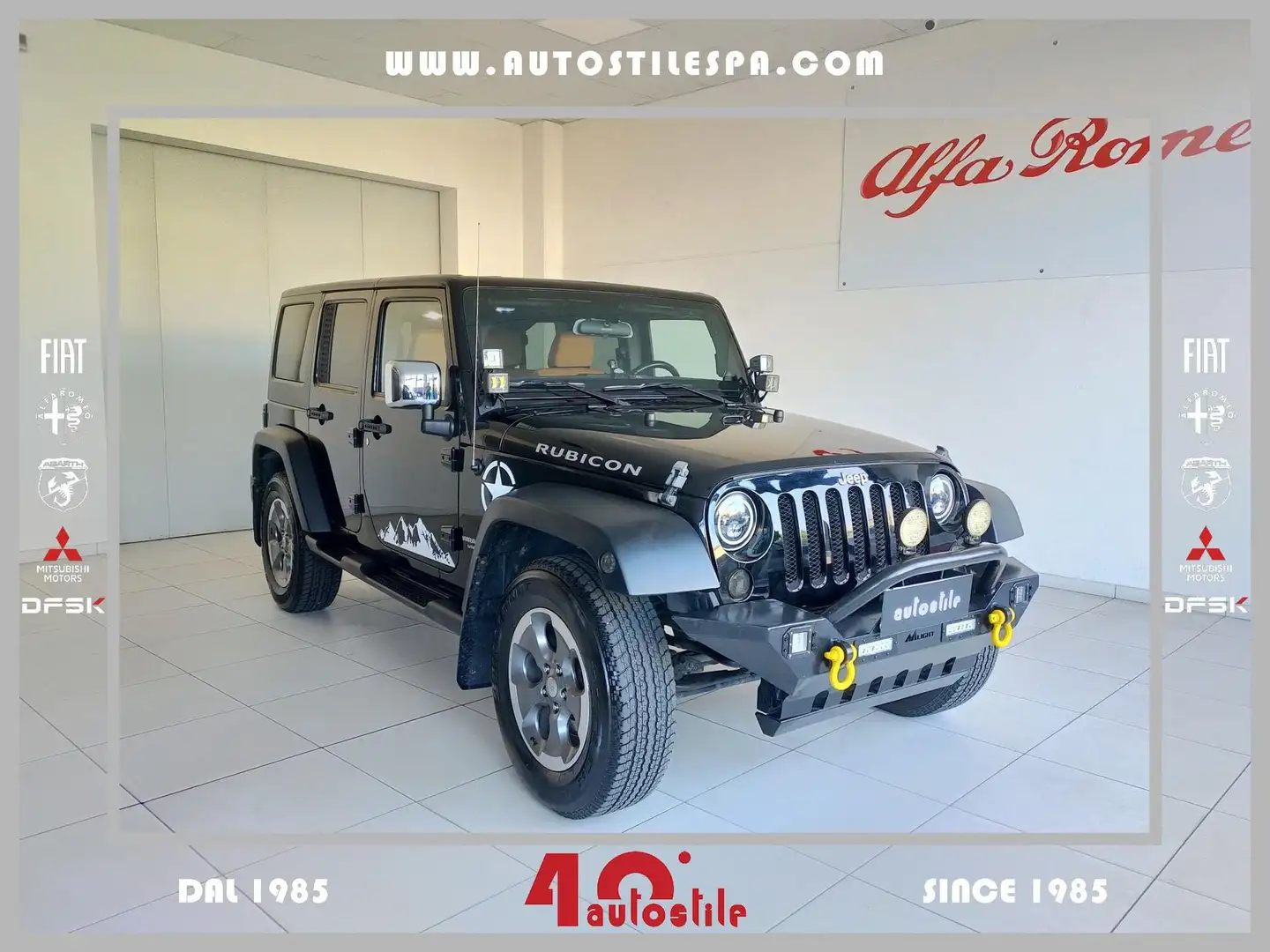 Jeep Wrangler Wrangler Unlimited 2.8 CRD DPF Rubicon Auto Nero - 1