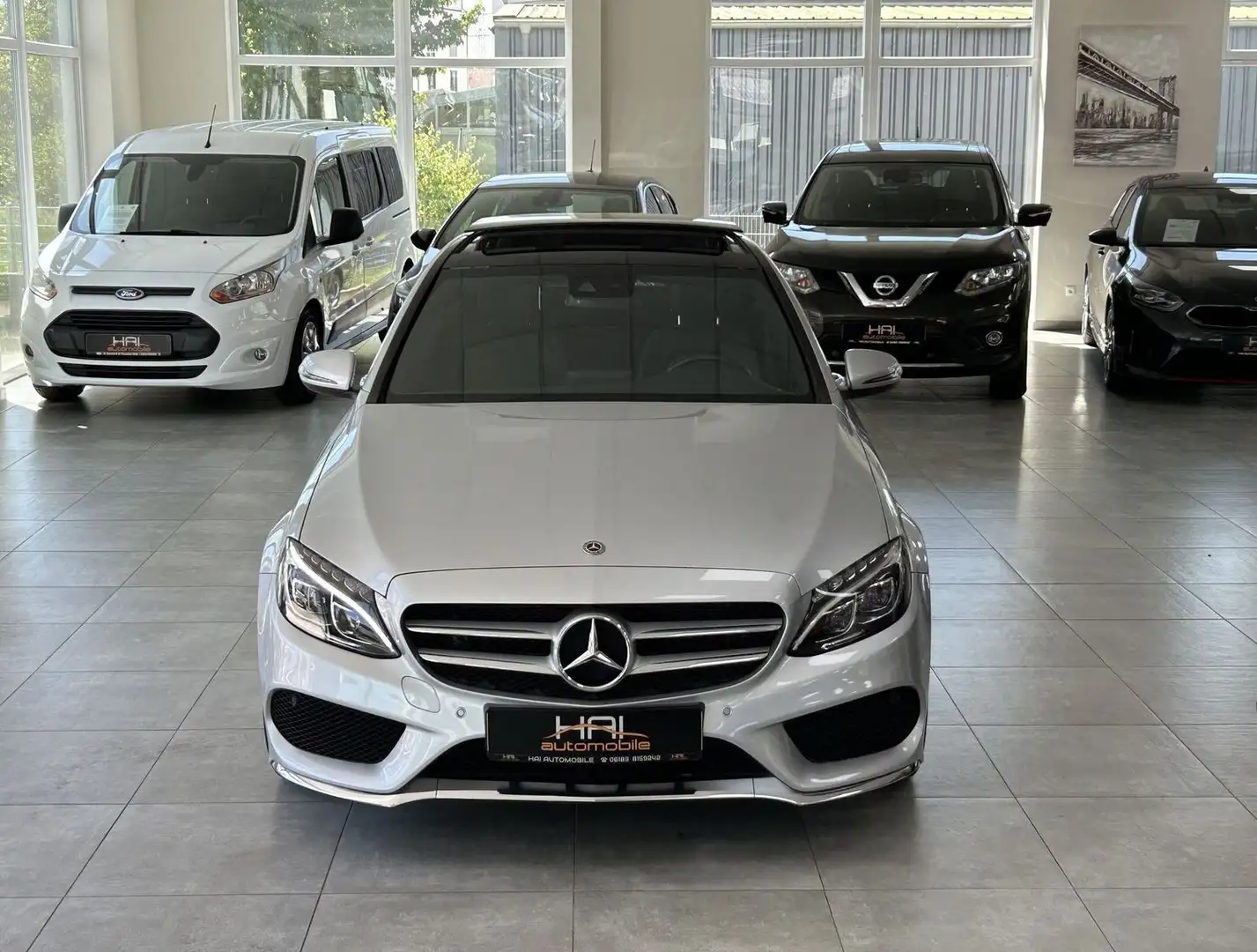 Mercedes-Benz C 250 d Edition AMG Automatik/Panorama/Navi/Kamera Plateado - 2