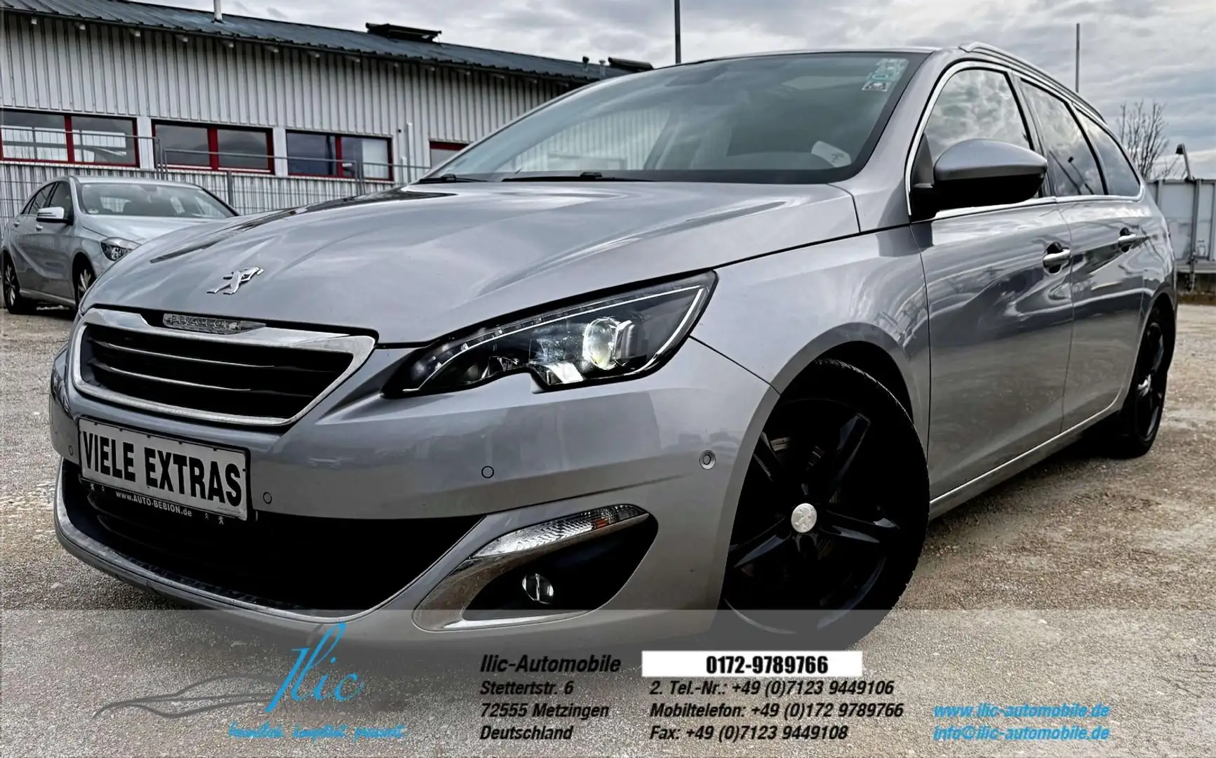 Peugeot 308 SW Allure/LED/NAVI/LED/PANOR./ALU/2.Hand Grigio - 1