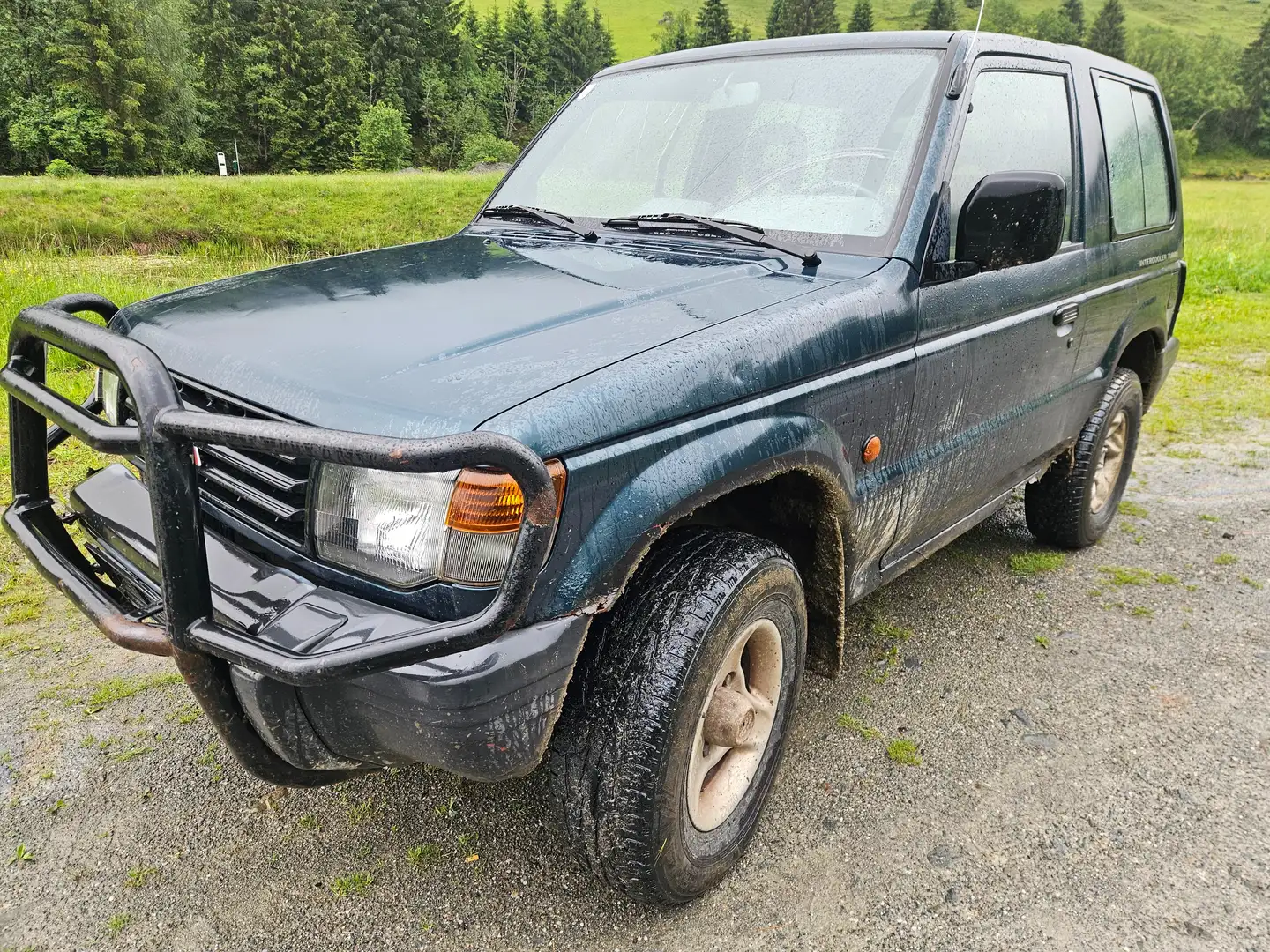Mitsubishi Pajero Pajero MT 2,5 GL TD KLIMA 4X4 TOP Grün - 1