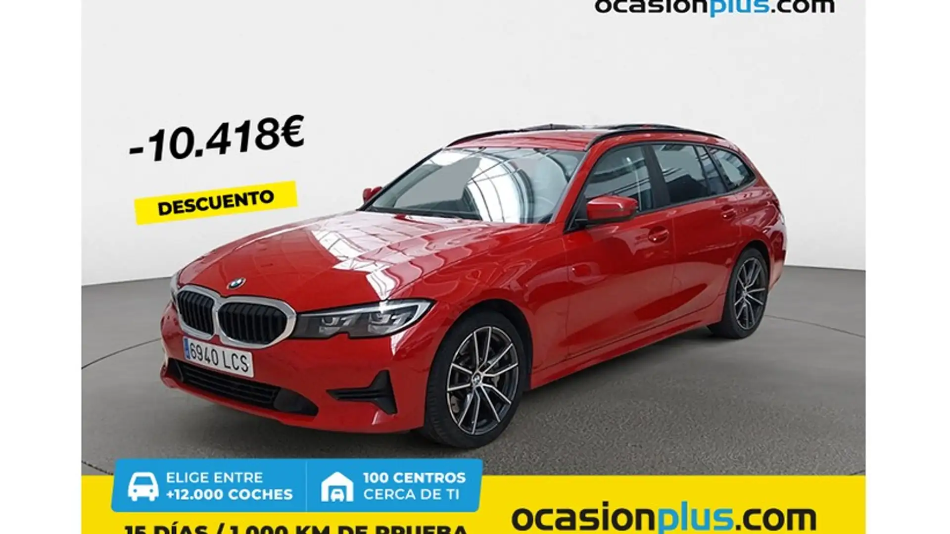 BMW 330 330dA xDrive Touring Rojo - 1