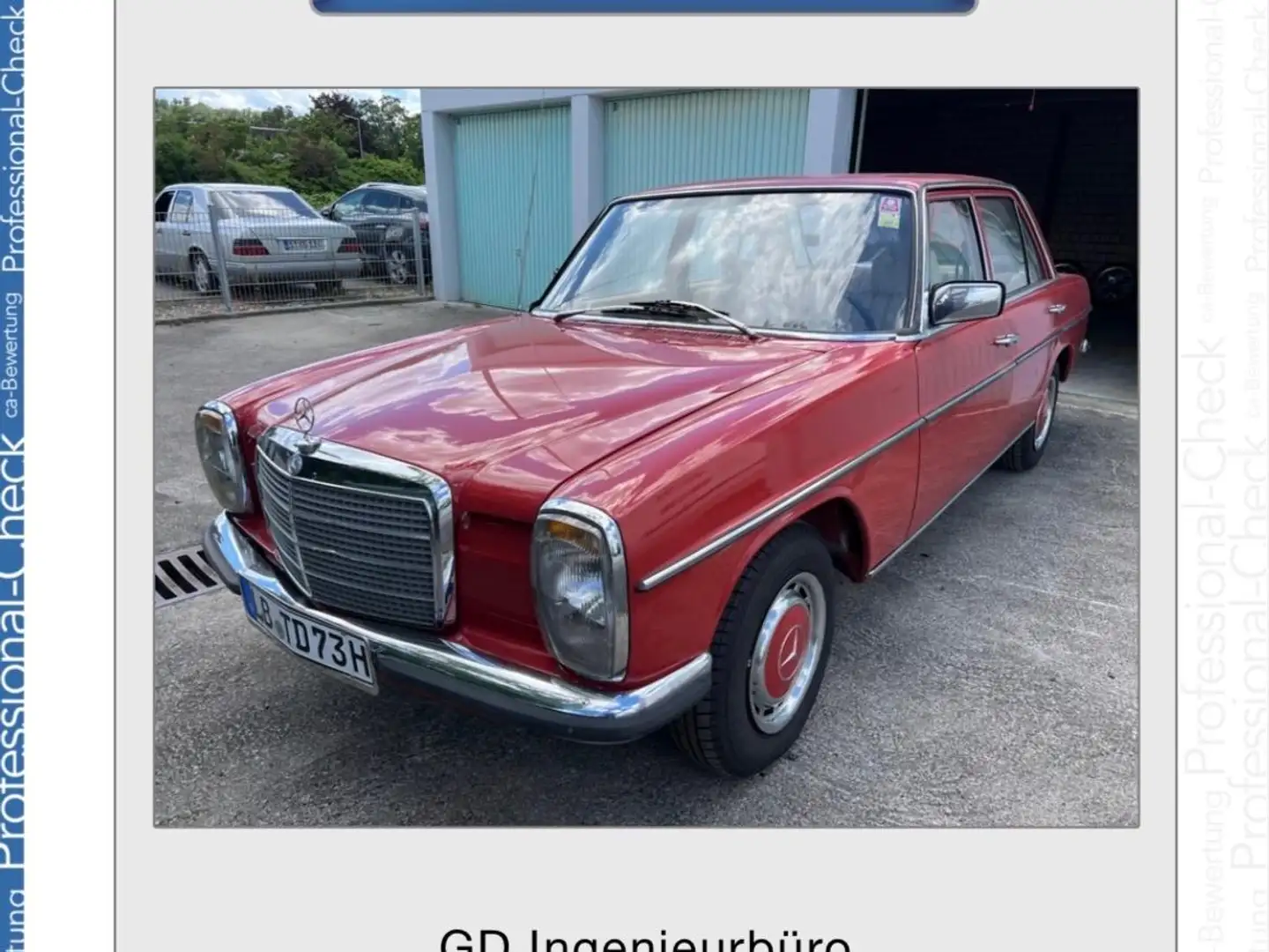 Mercedes-Benz W 114/115 Strich-Acht 200D Rot - 2