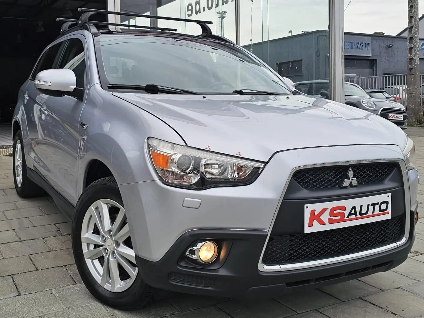 Mitsubishi ASX ASX 1.8 Di-D 2WD CityZen/NAVI/CUIR/EURO 5 Gris - 2