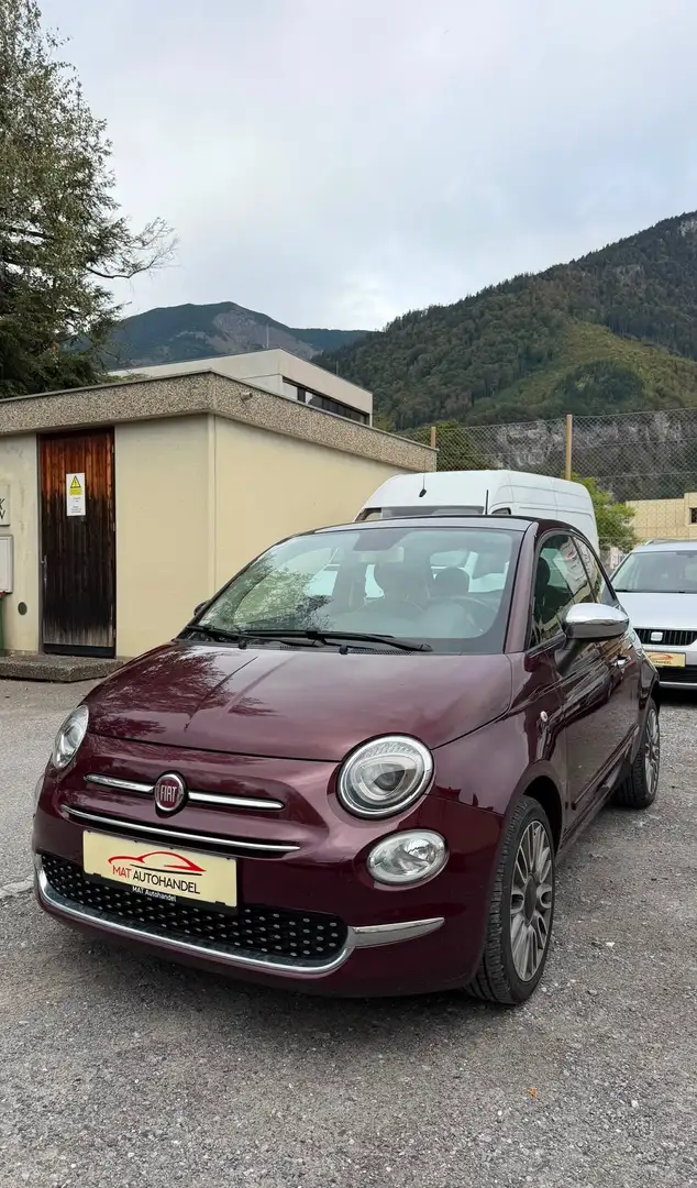 Fiat 500 500 1,2 Lounge /Panorama/Tempomat/Apple CarPlay/ Rot - 1