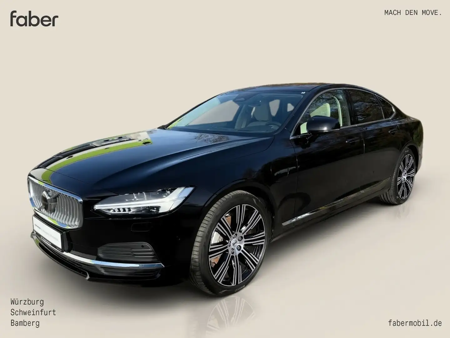 Volvo S90 T8 Ultimate Bright Plug-In AWD Negro - 2