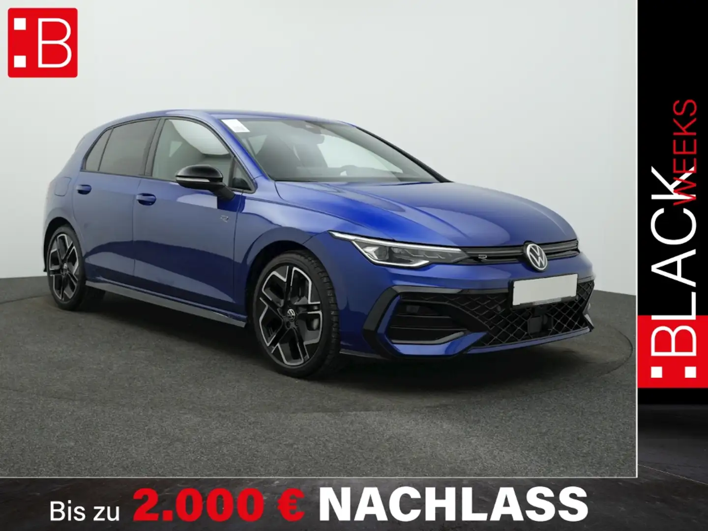 Volkswagen Golf R 8 2.0 TDI DSG R-LINE BLACK STYLE HK-SOUND NAVI 18 Blau - 1