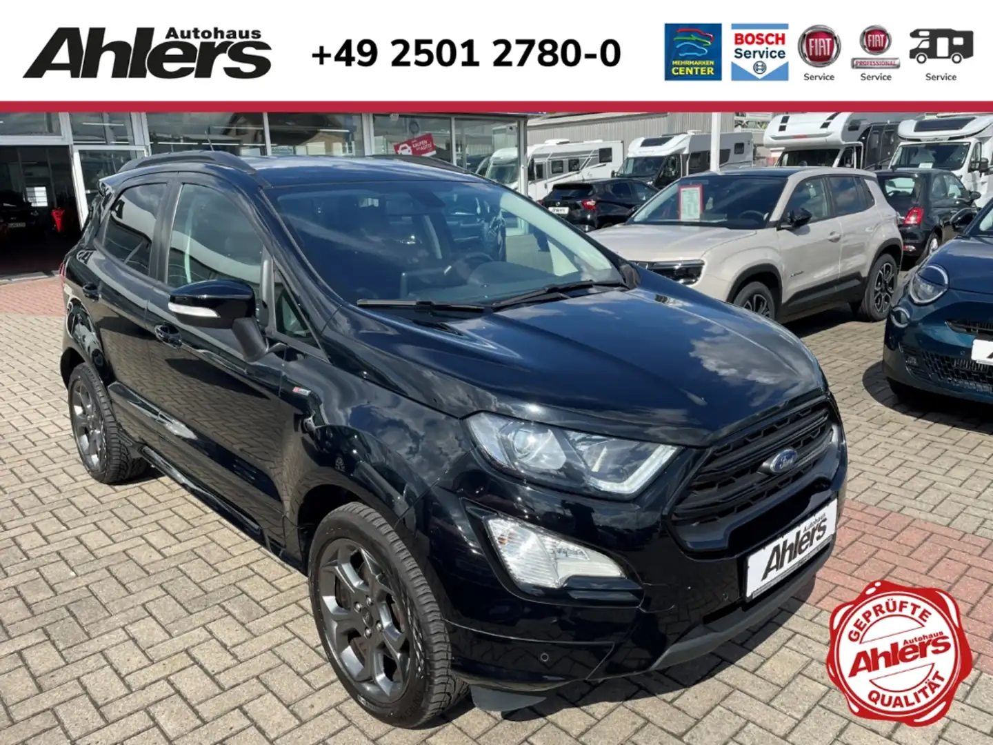 Ford EcoSport ST-Line+NAVI+AHK+ALLWETTER+KAMERA+SITZHEIZUNG+ Negro - 1