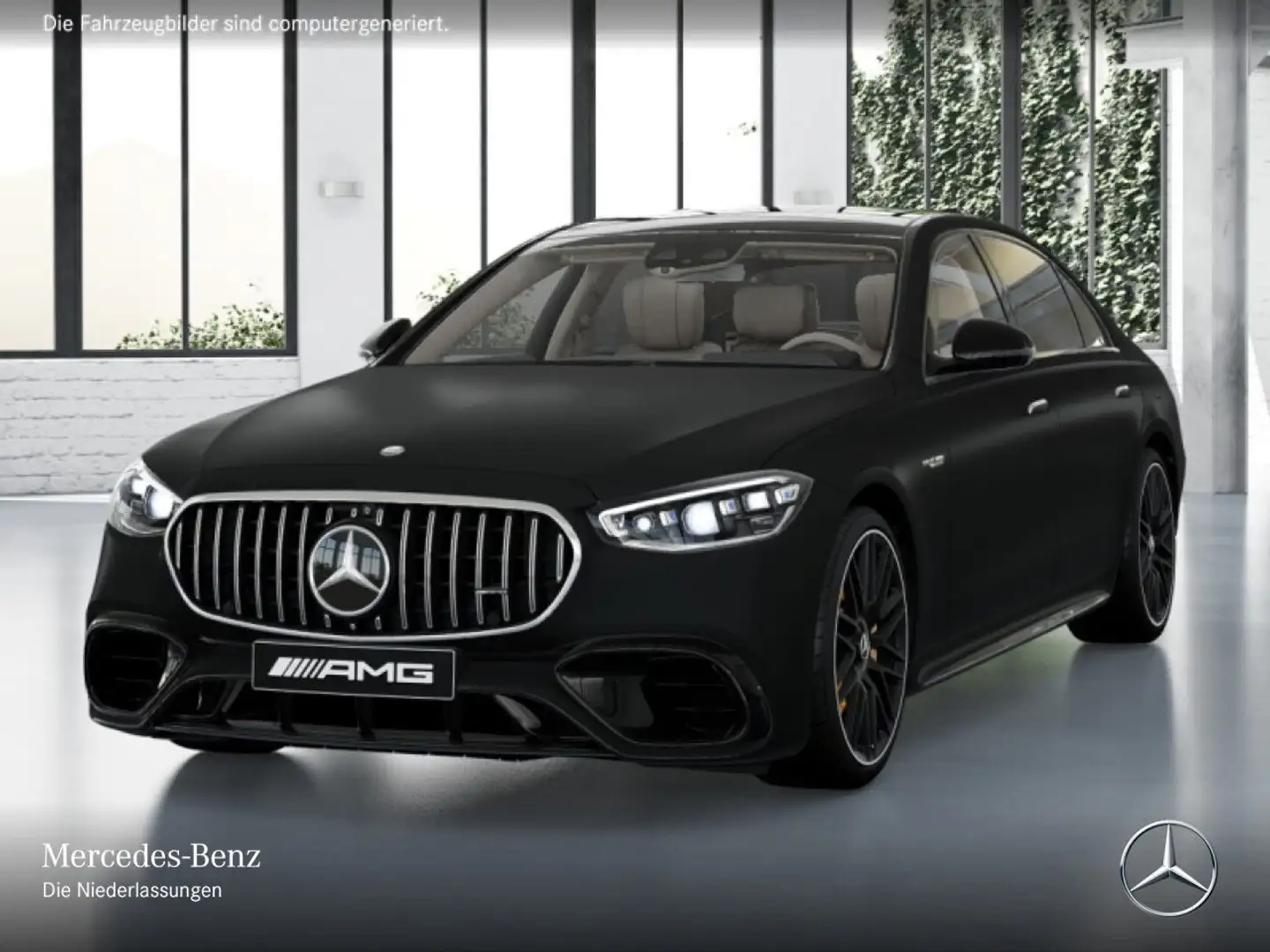 Mercedes-Benz S 63 AMG S 63 E PANO+DIGITAL-L+BURMESTER4D+FAHRASS+KEYLESS Schwarz - 2