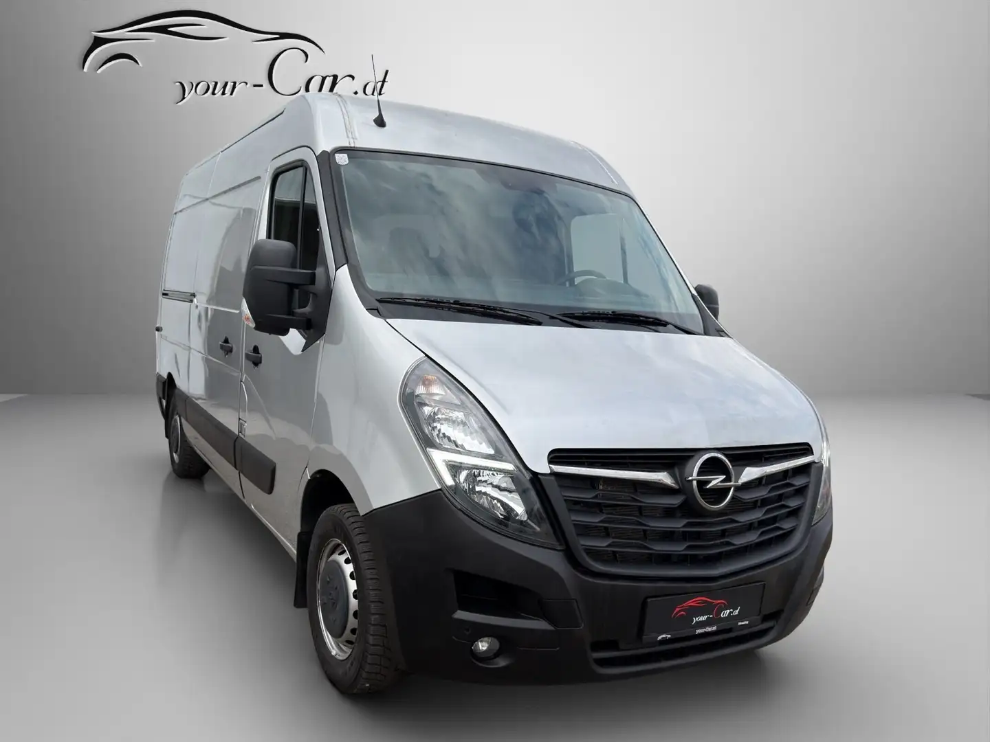 Opel Movano HKa L2H2 2,3 TurboD 3,5t *AHK, RFK, PDC, MwSt.* Silber - 1