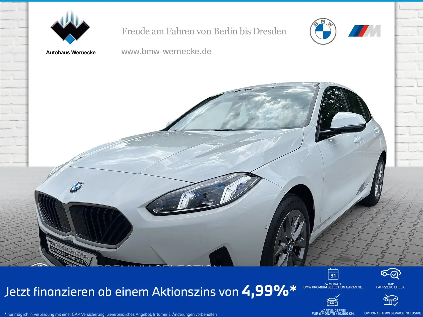 BMW 120 Hatch DAB LED Komfortzg. Parkassistent Shz Weiß - 1