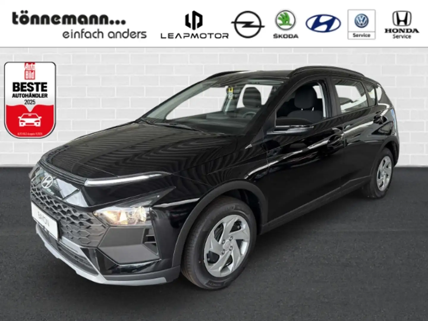 Hyundai BAYON FACELIFT T-GDI SELECT+NAVI+RÜCKFAHRKAMERA+PARKPILO Noir - 1