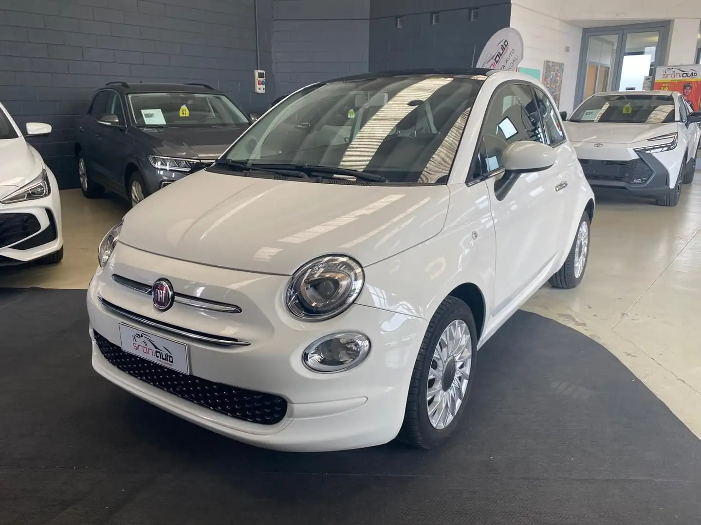 Fiat 500 1.2 Lounge Blanc - 1