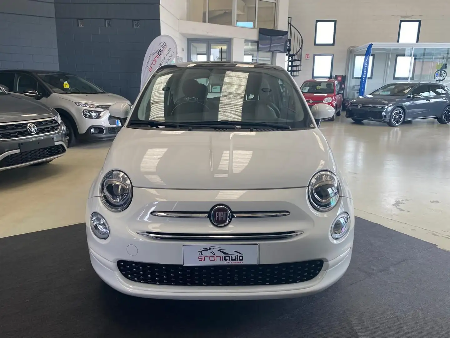 Fiat 500 1.2 Lounge Blanc - 2