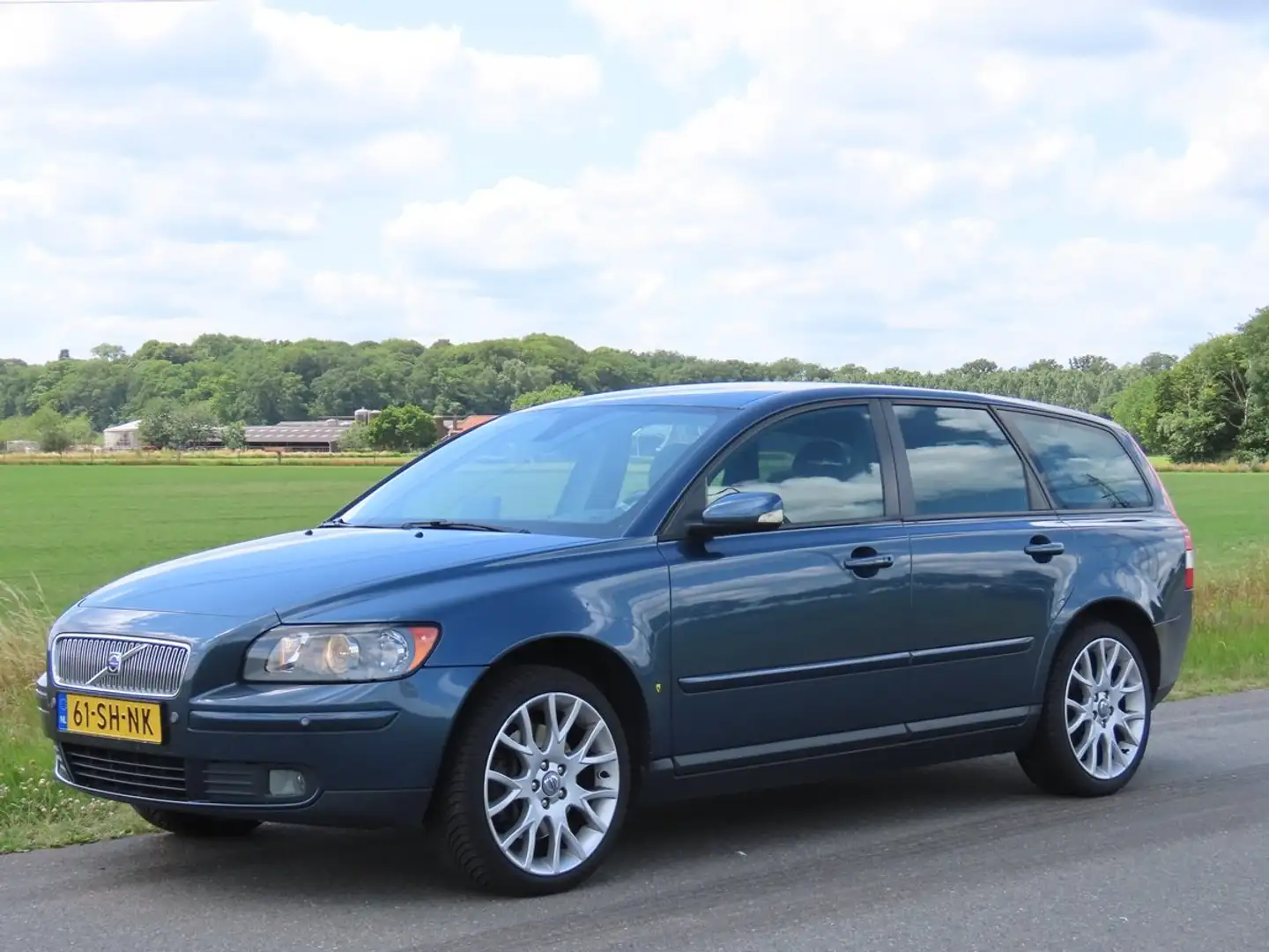 Volvo V50 2.5 T5 AWD Mom. Aut.,*BTW* Leer, Navi, Cruise, ECC Blue - 2