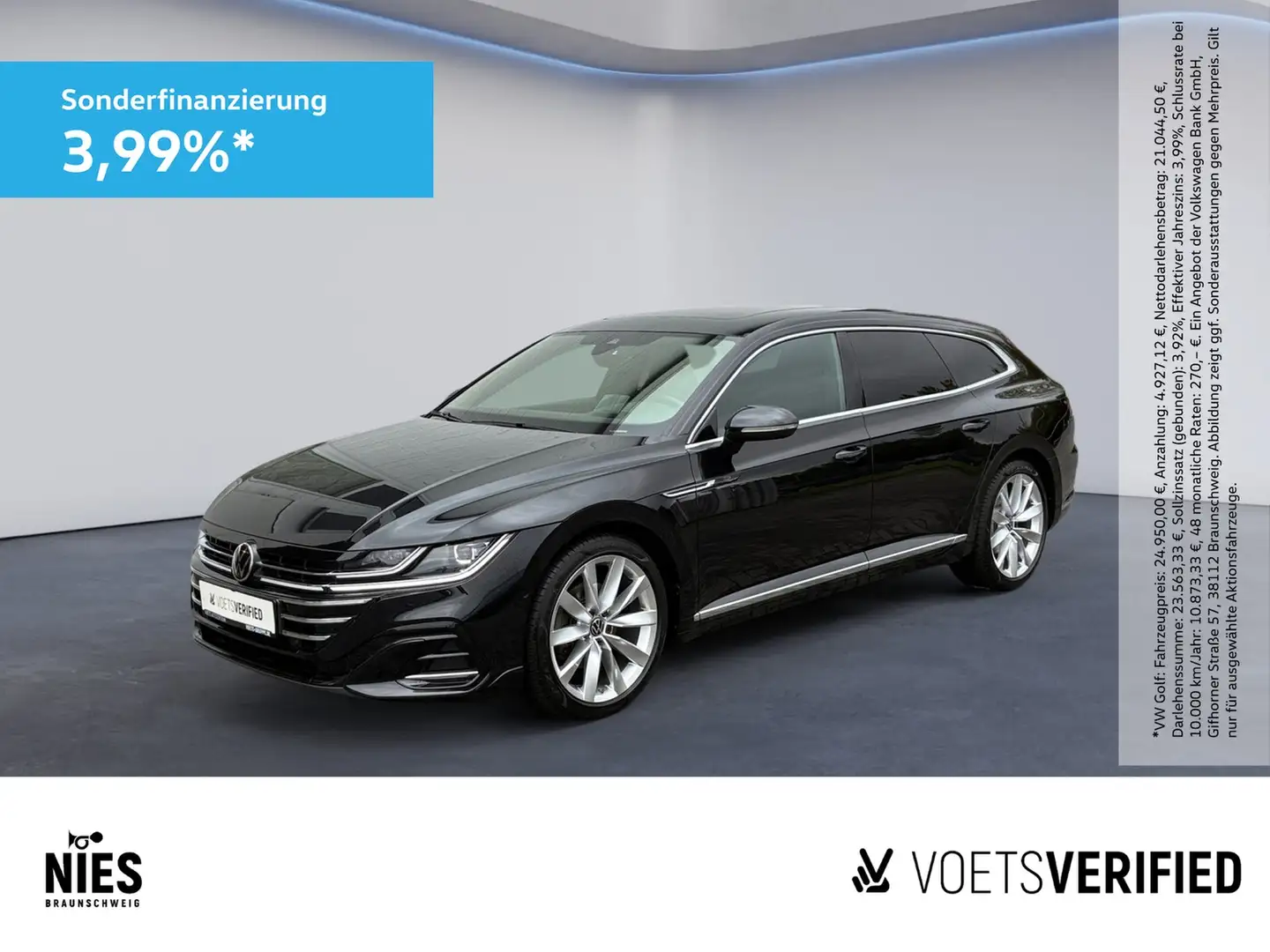 Volkswagen Arteon Shooting Brake R-Line 2.0 TDI 4Motion DSG MATRI... Schwarz - 1