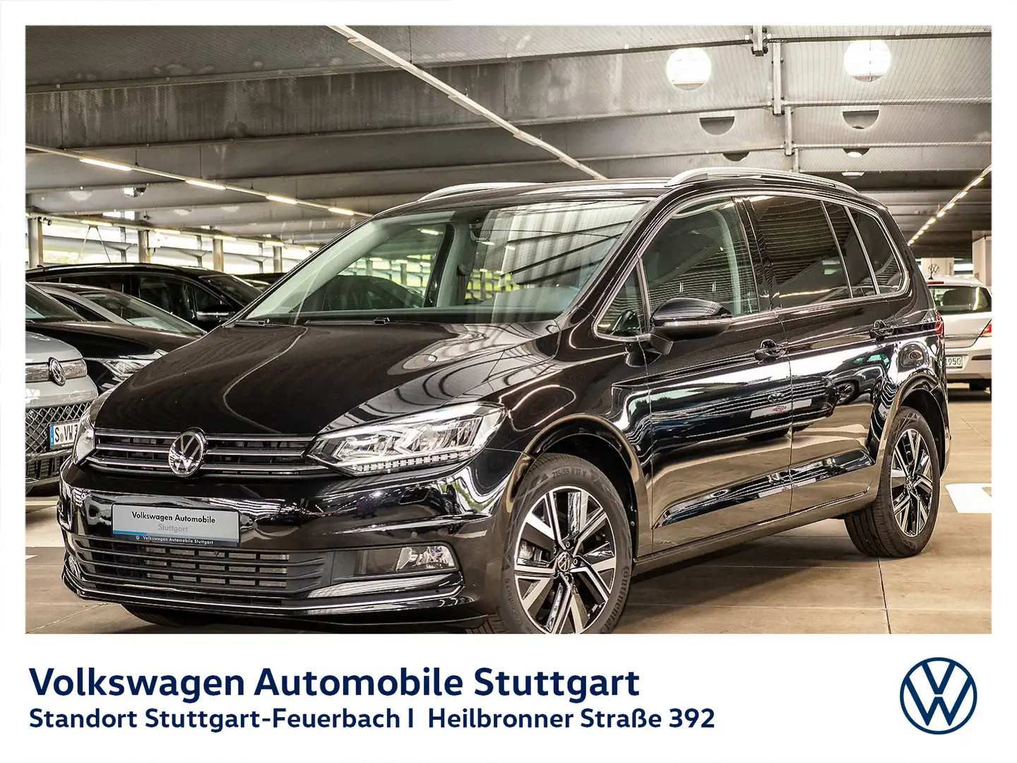 Volkswagen Touran Highline 2.0 TDI DSG 7-Sitze Navi AHK Schwarz - 2