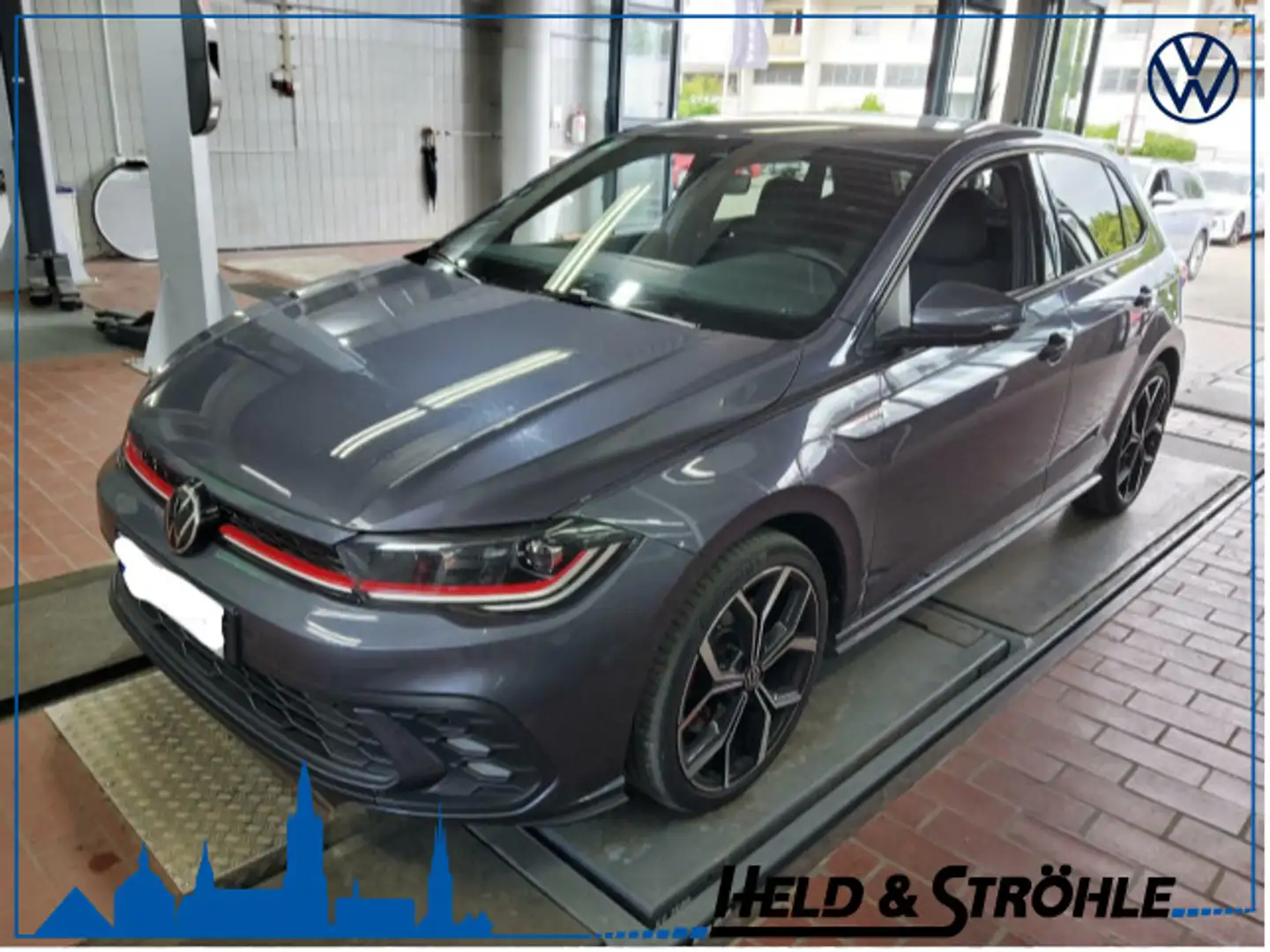 Volkswagen Polo GTI 2.0 TSI DSG IQ-LED PDC SHZ APP DAB+ 18" Grijs - 1