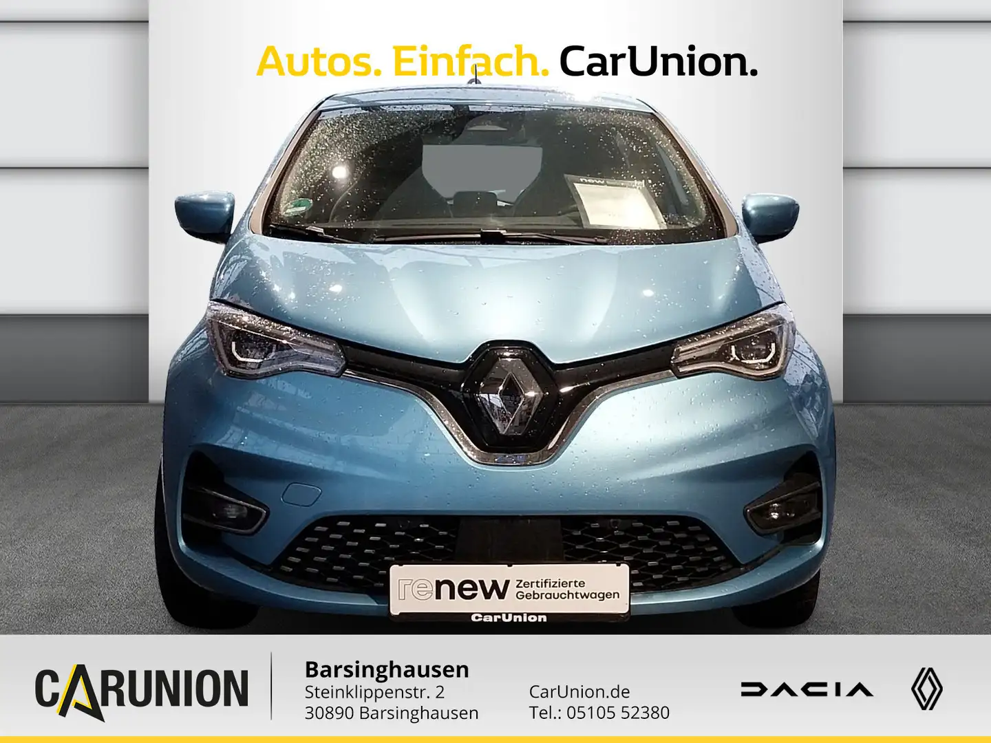 Renault ZOE E-Tech 100% el. INTENS Batteriekauf R135 Z.E. 50 Bleu - 2