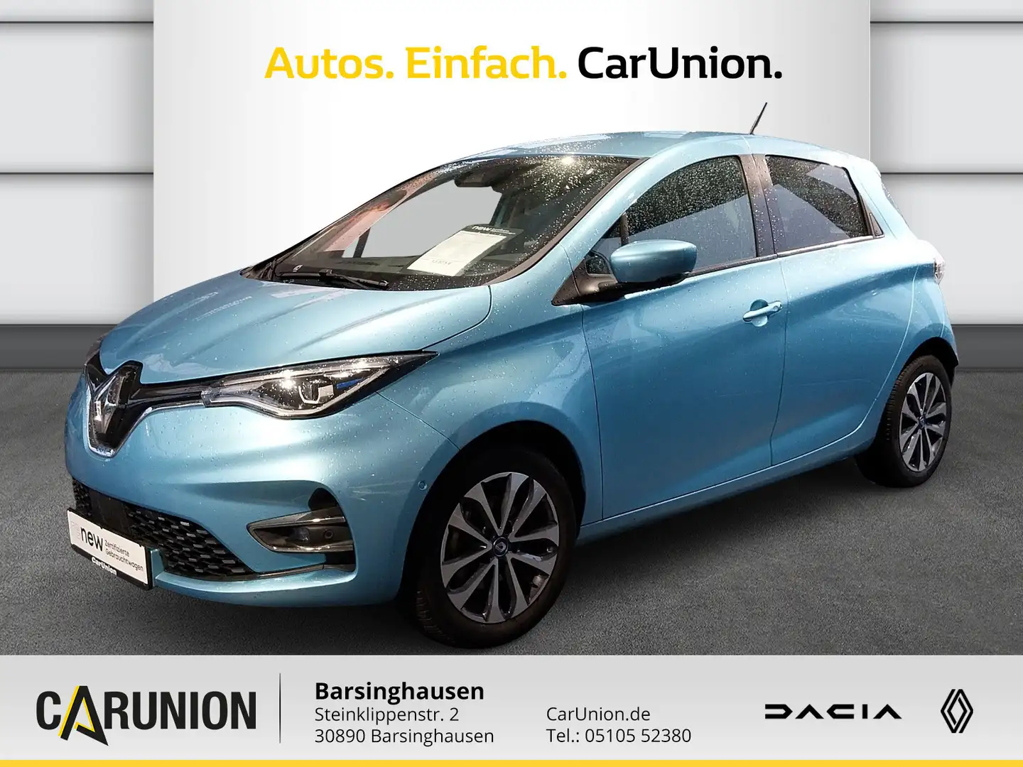 Renault ZOE E-Tech 100% el. INTENS Batteriekauf R135 Z.E. 50 Bleu - 1