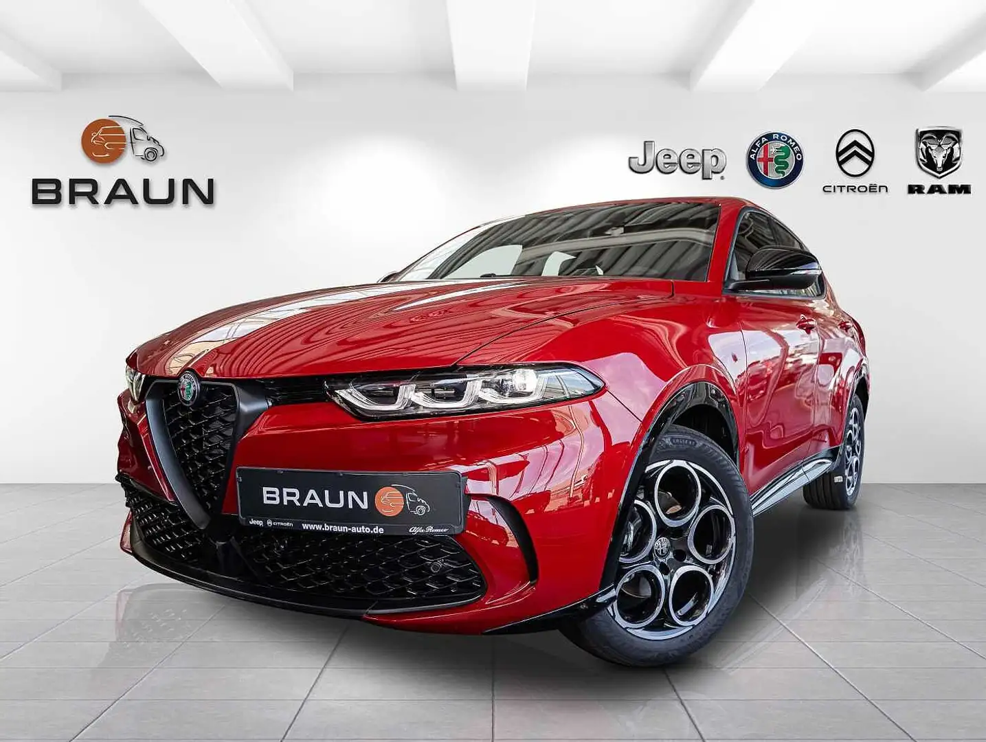 Alfa Romeo Tonale Diesel 1.6 VGT-D Sprint Winterpaket Червоний - 1