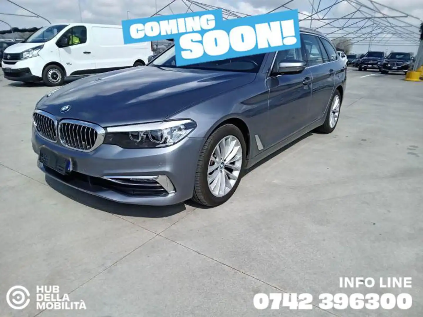 BMW 518 d Touring Luxury Aut. Grigio - 2