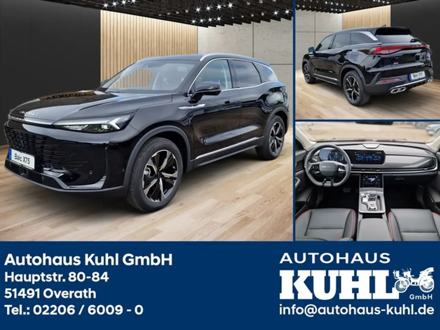 BAIC Beijing X75 DCT+ 3Jahre Garantie Leder+Klima+LED+Panoramadach Nero - 1