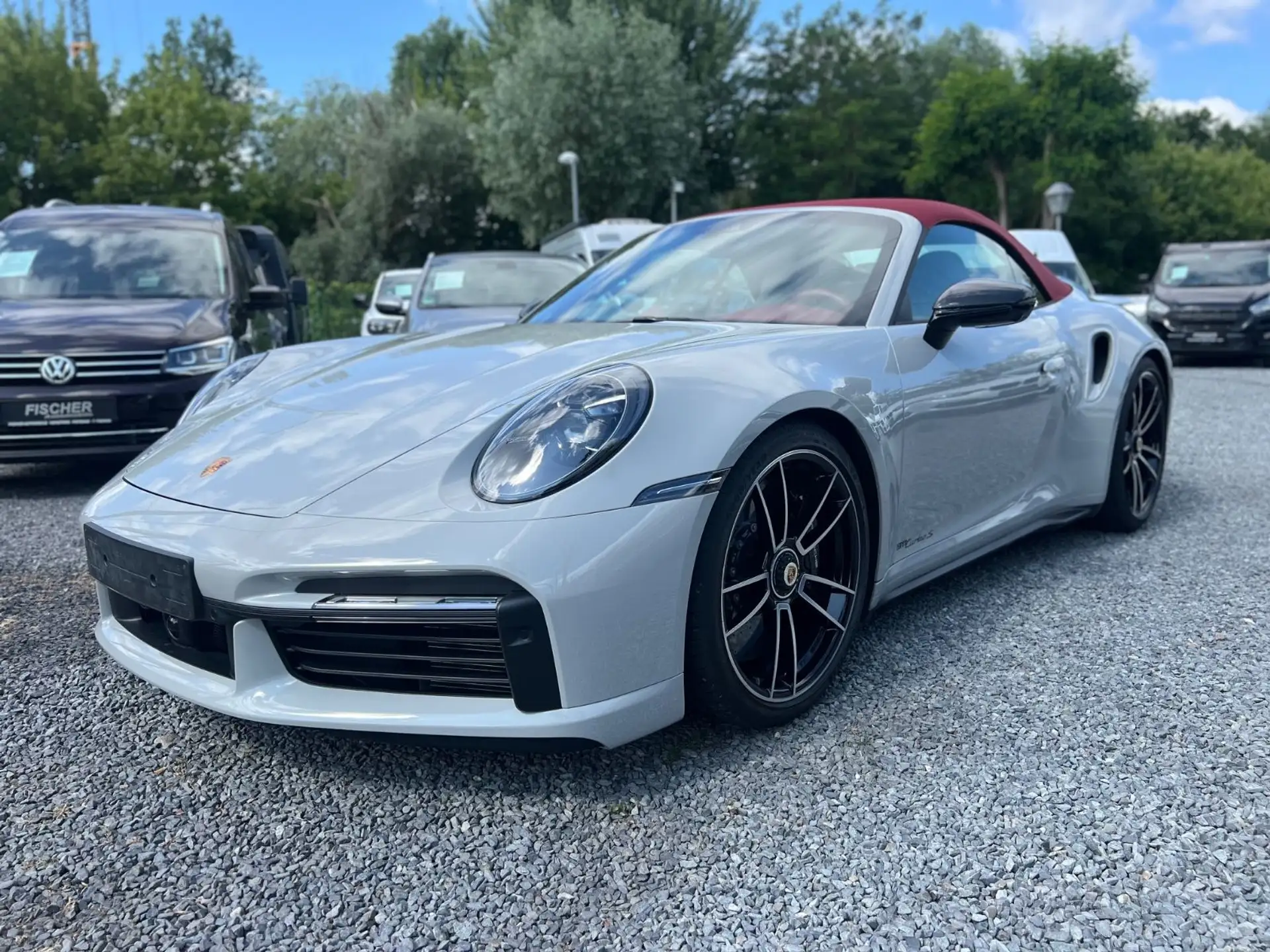 포르쉐 911 Turbo S Cabriolet 2021 화이트 사진 1