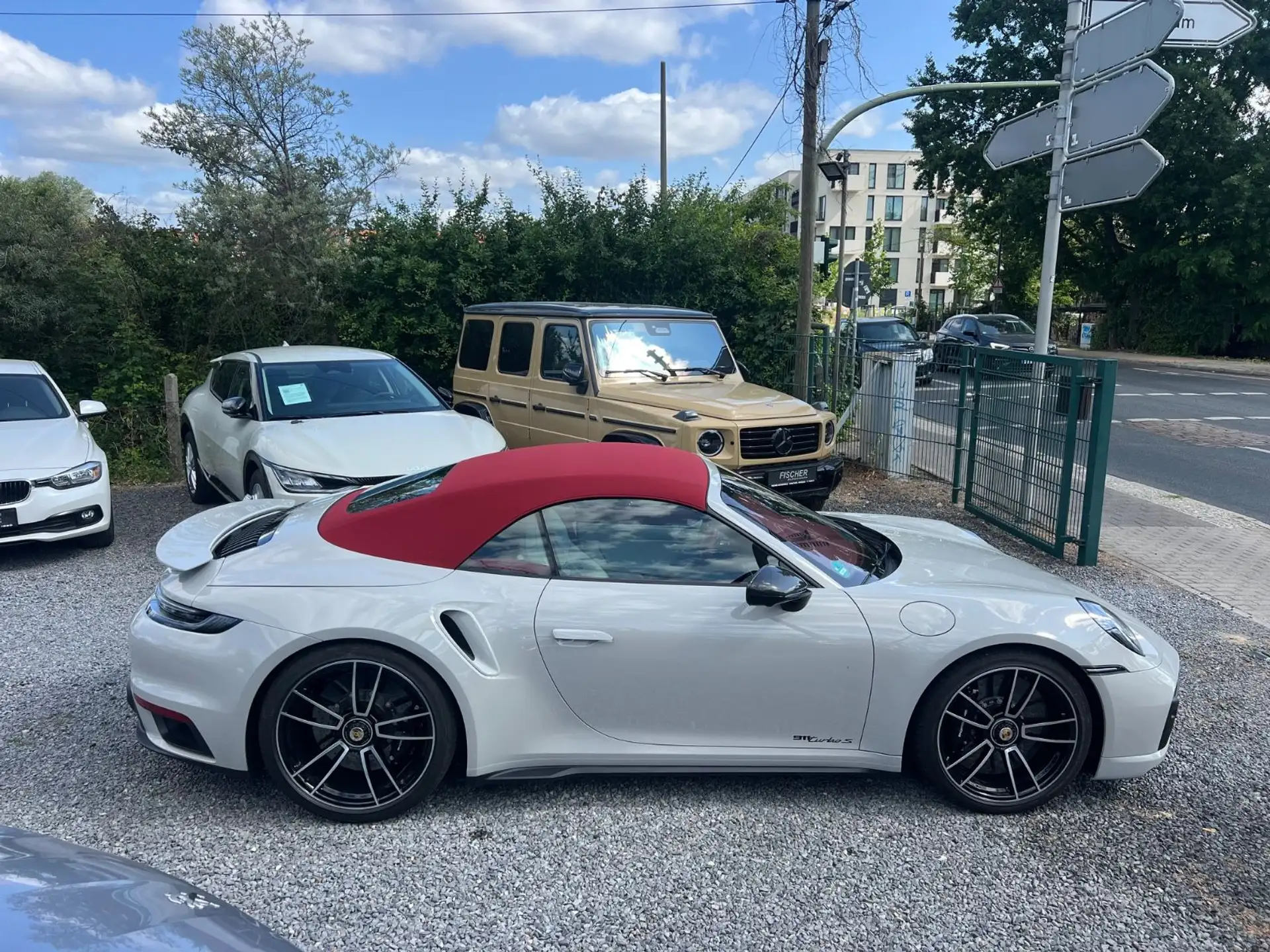 포르쉐 911 Turbo S Cabriolet 2021 화이트 사진 4