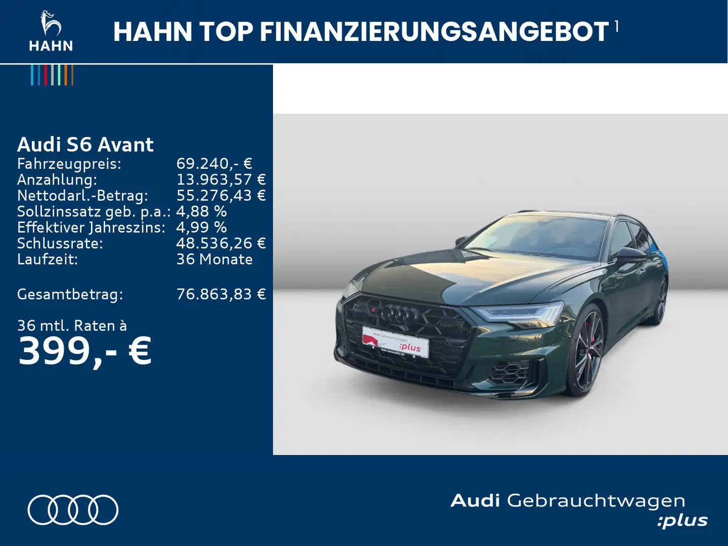 Audi S6 TDI quattro S-trc HUD B&O Standh 360° Groen - 2