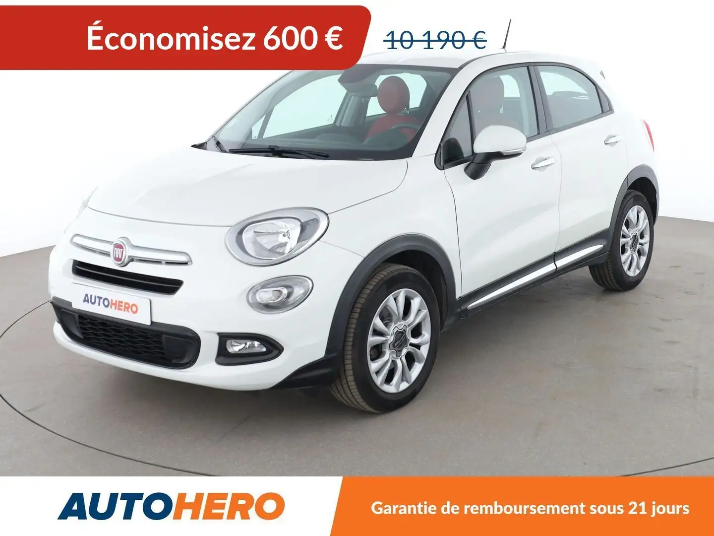 Fiat 500X 1.6 E-torQ Popstar 4x2 Blanc - 1