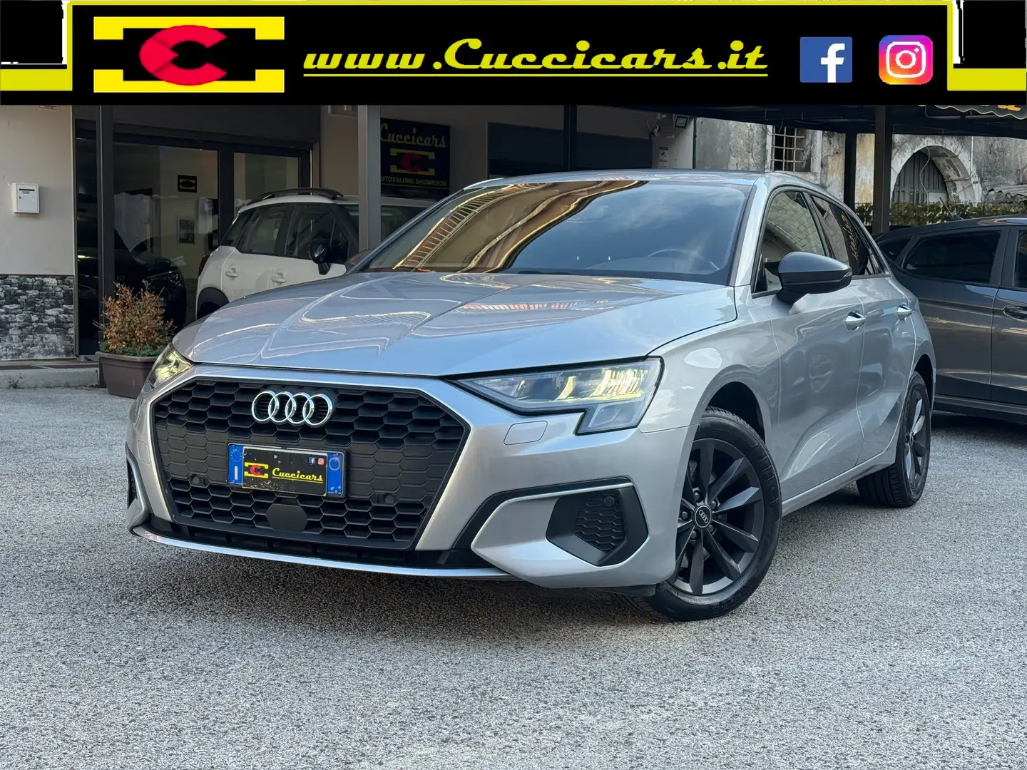 Audi A3 A3 2021 Sportback 35 2.0 tdi Advanced s-tronic Gris - 1