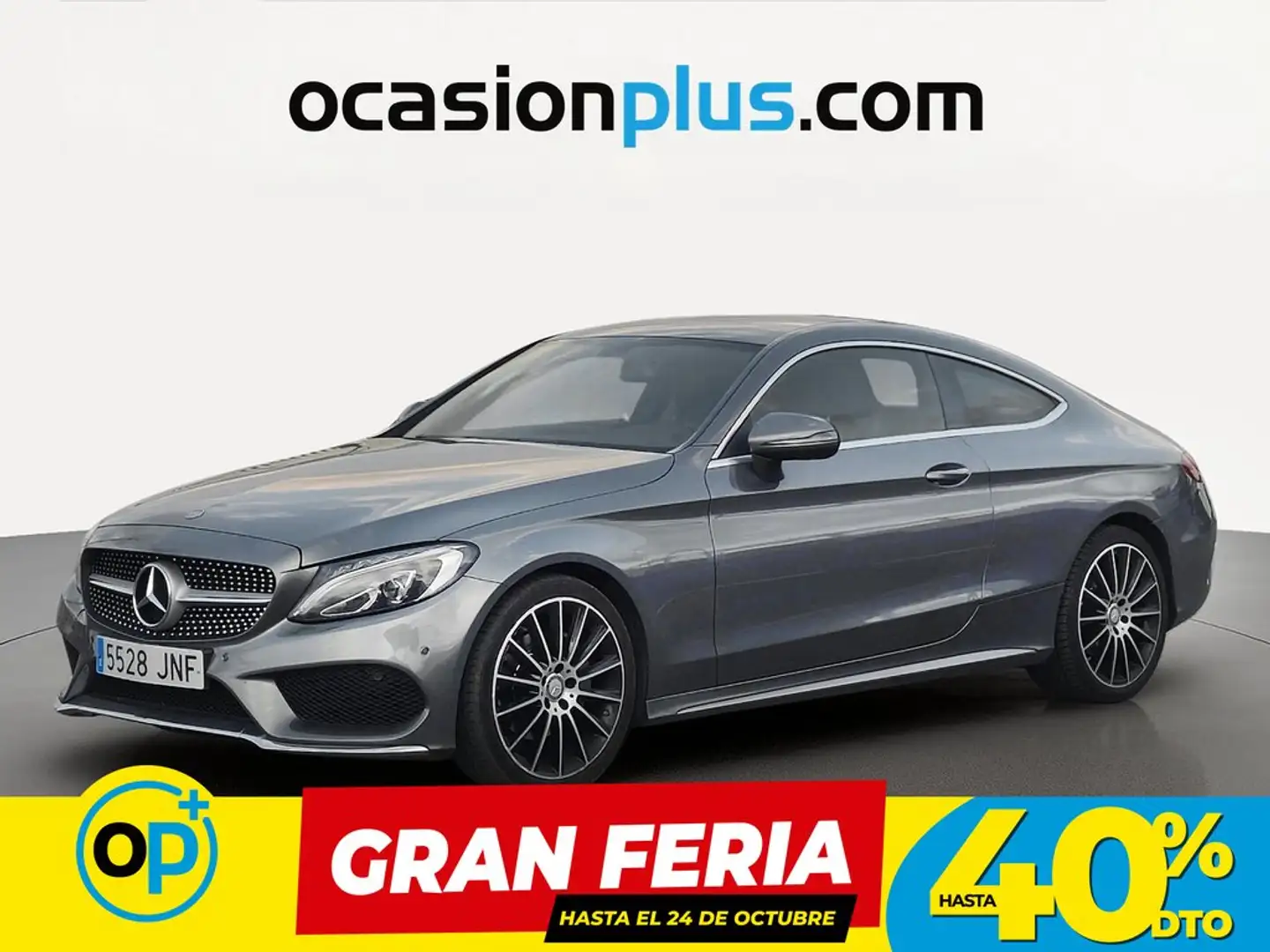 Mercedes-Benz C 220 Coupé 220d 9G-Tronic Gris - 1