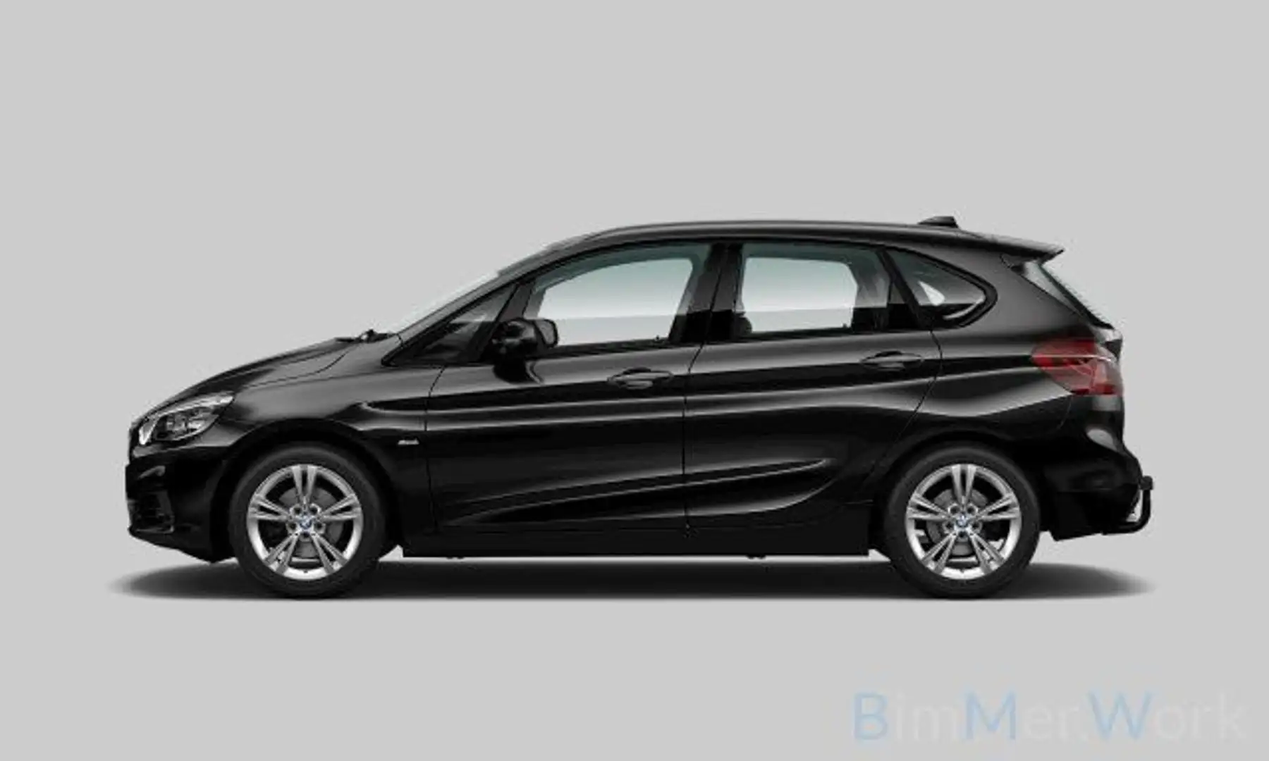 BMW 218 Sport Line 1 Hand AHK LED SHZ Nero - 2